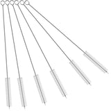CIDYAUST Straw Cleaner Brush with 304 Stainless Steel and Nylon Bristles, Straw Brush for Stanley Cup/Glass/Silicone Straw, Baby Bottle or Hummingbird