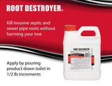 Root Destroyer - 2lbs- Root Killer for Sewer & Pipe Lines- Stops New Growth - Safe for All Plumbing