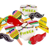 ½ Dz. Its a FIESTA Cookies! Spice it up with Maracas and Chili Peppers Cookies! Mexican, Cinco De Mayo, Baby Shower, Fiesta Birthday Theme Party