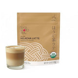 SUGIMOTO TEA Japanese Organic Hojicha Latte Blend Mix 4.23 oz (120 g) Sweetened Green Tea Hojicha Latte Powder