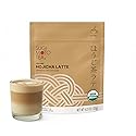 SUGIMOTO TEA Japanese Organic Hojicha Latte Blend Mix 4.23 oz (120 g) Sweetened Green Tea Hojicha Latte Powder