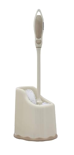 Superio Toilet Brush and Holder Toilet Scrubber Bowl Cleaner Brushes Wand, Toilets Brush with Holder Caddy, Bathroom Cleaning Brush, Bowl Brush Set