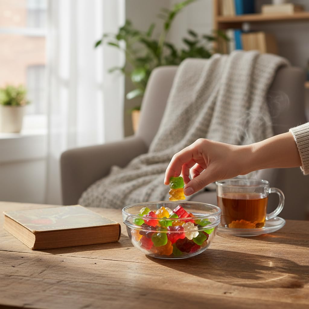 Sugar-Free 3D Gummy Bears, 1 Pound Bulk Bag, The Hampton Popcorn & Candy Company