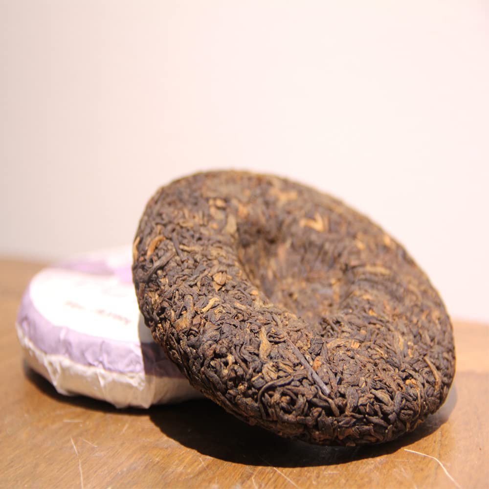 LWXLJMJZC?2020yr Aged Ripe Puerh Tea Cake 3.53oz-Dark Tea Pu erh - Shu (cook) Pu-erh Puer
