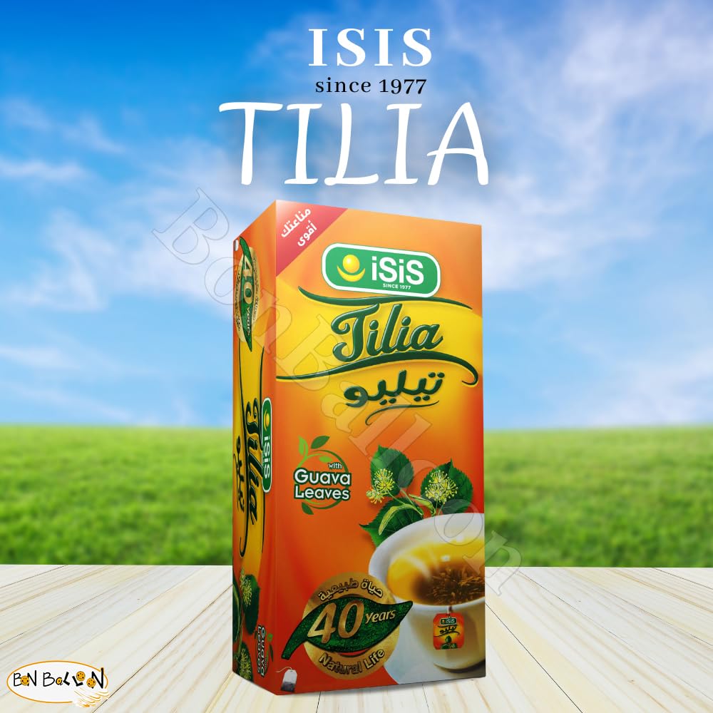 Isis Tilia Tila Tea Egypt Egyptian Pure Natural Herbal Flower No Caffeine No Artificial Flavors No Artificial Coloring No Additives No Preservatives