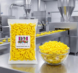 Banana Shaped Candy - 1 lb Bulk Bag of Crunchy Fruit Flavor Nostalgic Retro Treat