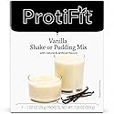 PROTIFIT - High Protein Pudding/Shake Mix, 15g Protein, Low Calorie, Low Fat, Low Carb, Aspartame Free, Idea Protein Compatible, Meal Replacement, 7