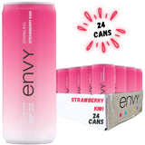 Envy Sparkling 100% Fruit Juice, Strawberry Kiwi 8oz (Case of 24)