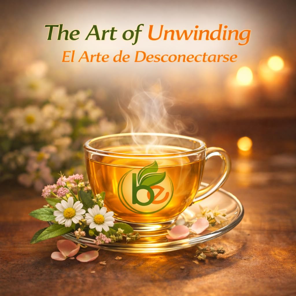 7 Azahares Herbal Tea - 4 oz Loose Leaf Calming Tea Blend - Passion Flower, Valerian, Linden, Orange Blossom, Lemon Balm & More - 100% Natural, Vegan