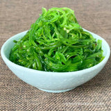 Premium Japanese Seaweed Salad - 350g of Dark Green Edible Leafy Seaweed, Seasoned with Sesame, Perfect for Sushi and Japanese Cuisine (??????)