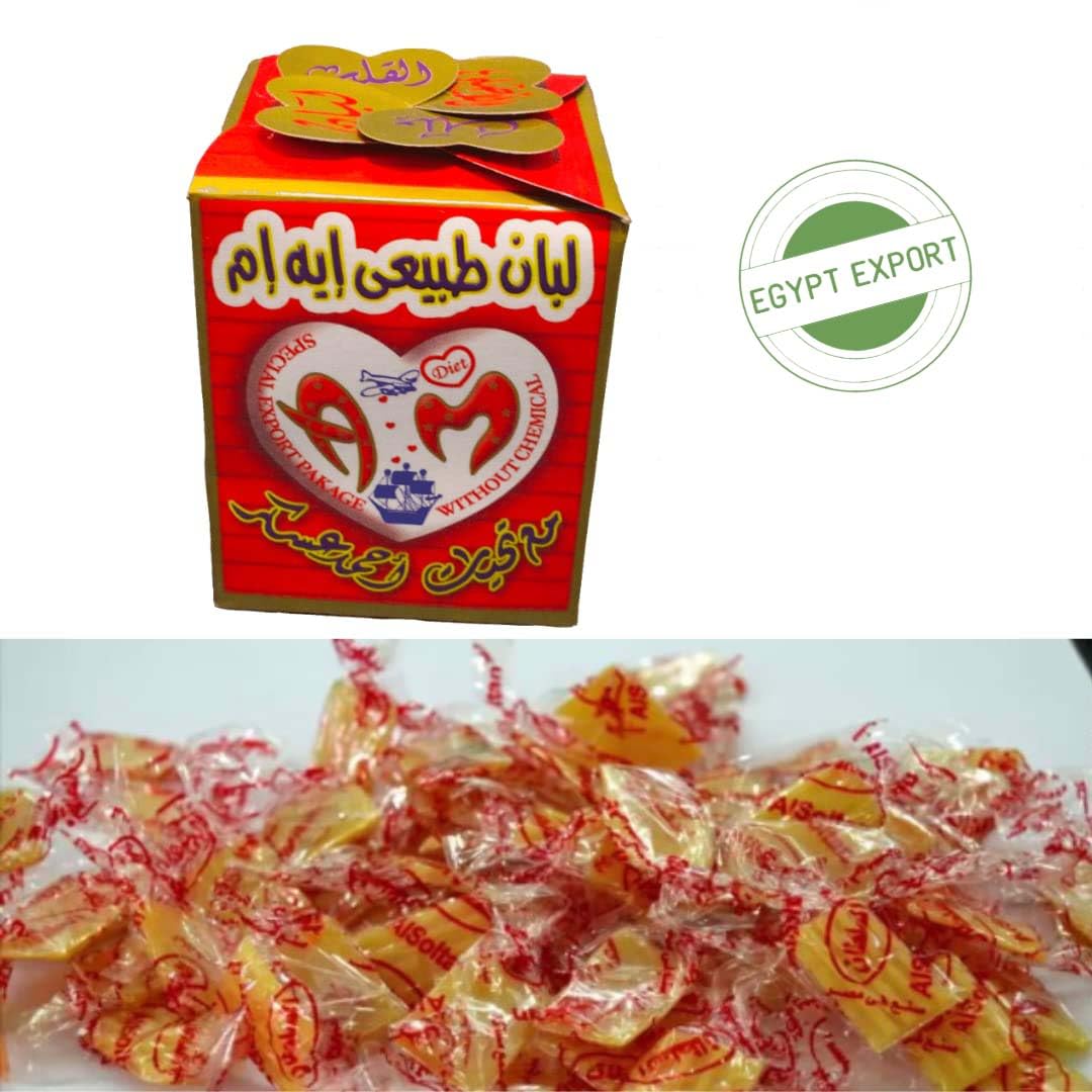Natural Honey Mastic Chewing Turkish Gum Sugar Free 100 pieces of gum Smara gum pump Halal (1 box / 100 pieces) ???? ?????