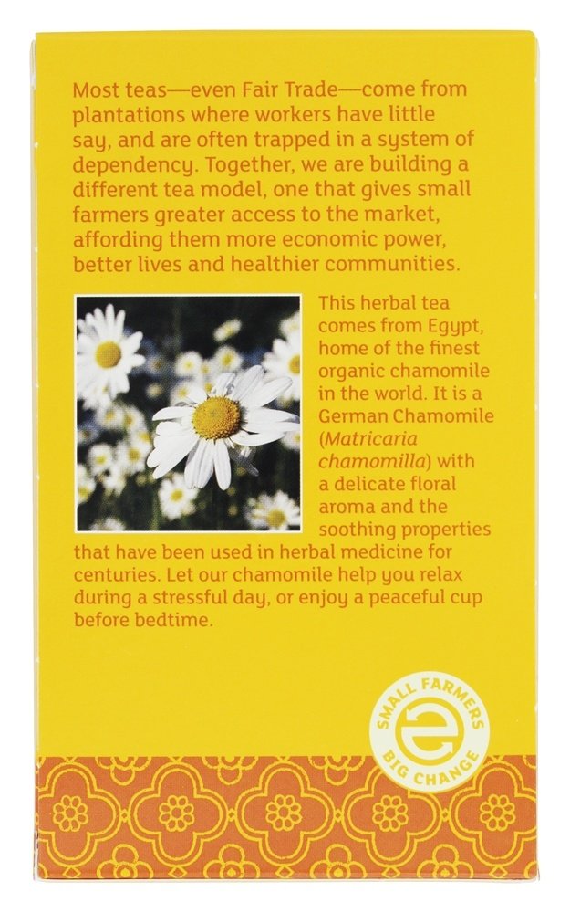 Equal Exchange Organic Chamomile Tea 20 Bags Box