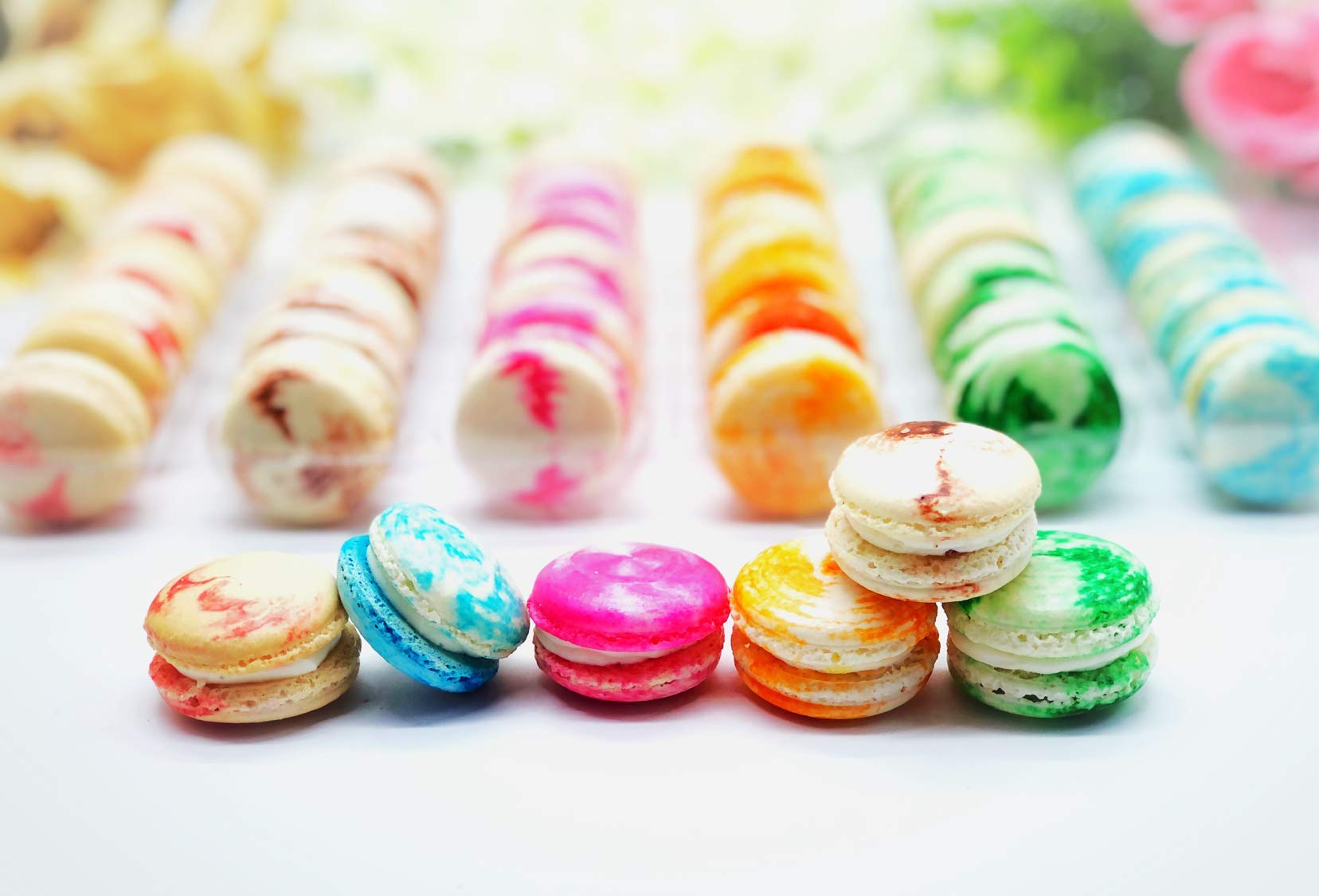 Cheesecake Macaron Set | 48 Pack Assorted Gluten Free Macarons