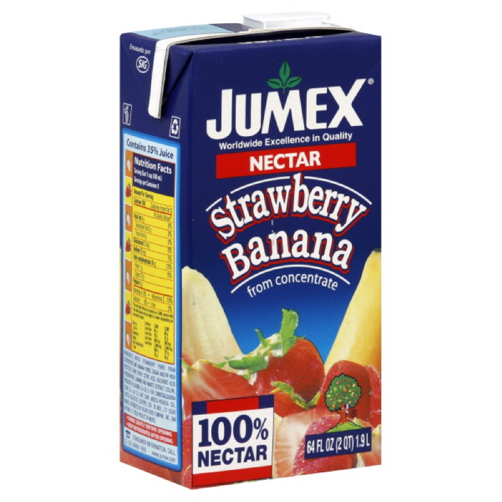 Jumex Nectar Strawberry Banana, 64-ounces (Pack of8)