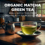Maud's Organic Matcha Green Tea Pods, 24 ct, Single Serve Tea Pods - 100% Gourmet Blended Tea Leaves, Compatible with Keurig K Cups Maker