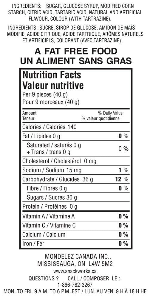 Maynards Fuzzy Peach Candy, 355 Gram