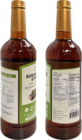 Soeos Sugar Free Syrup, Dubai Chocolate Syrup, 6 Pack, 33.8 fl oz Each (1 Liter Per Bottle),Rich Chocolate Flavor Syrup for Coffee, Desserts