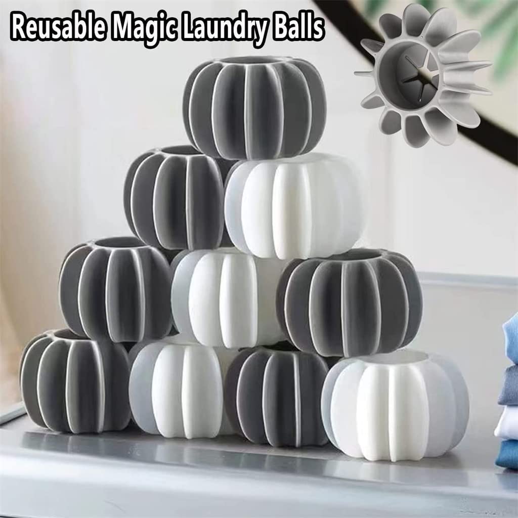 10Pcs Anti-Winding Washing Machine Ball, Laundry Ball Laundry Dryer Balls, Reusable Silicone Soft Washing Balls, Alternative for Quick Washing Washing