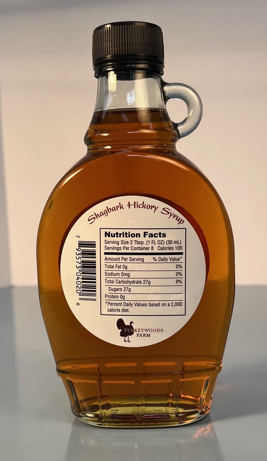 Turkeywoods Farm Shagbark Hickory Syrup, 8 Fl Oz (Pack of 1)