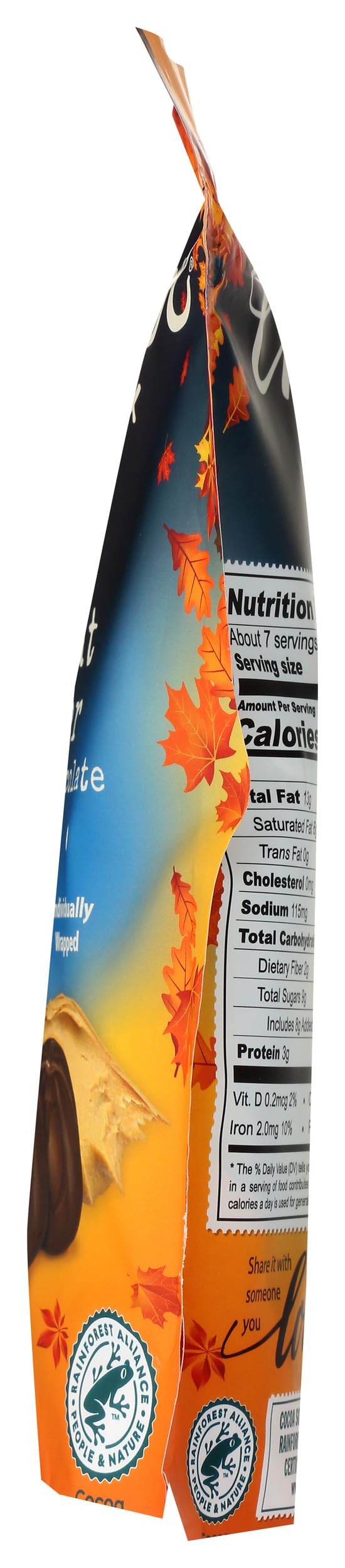 Chocolove Peanut Butter In Dark Chocolate Bites, 55% Cacao | Non GMO, Rainforest Alliance Certified Cacao, Certified Kosher | 7.05 oz Per Pack