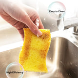 METUUTER 12-Count Kitchen Sponges- Compressed Cellulose Cleaning Sponges Non-Scratch Natural Sponge for Kitchen Bathroom Cars, Funny Cut-Outs DIY