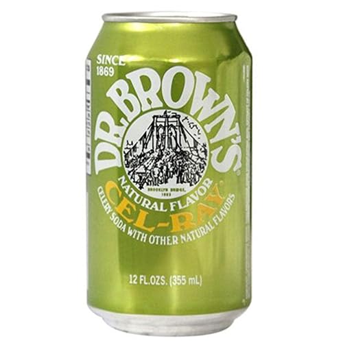 Dr. Brown's Cel-Ray Soda, 12 oz (24 Cans)
