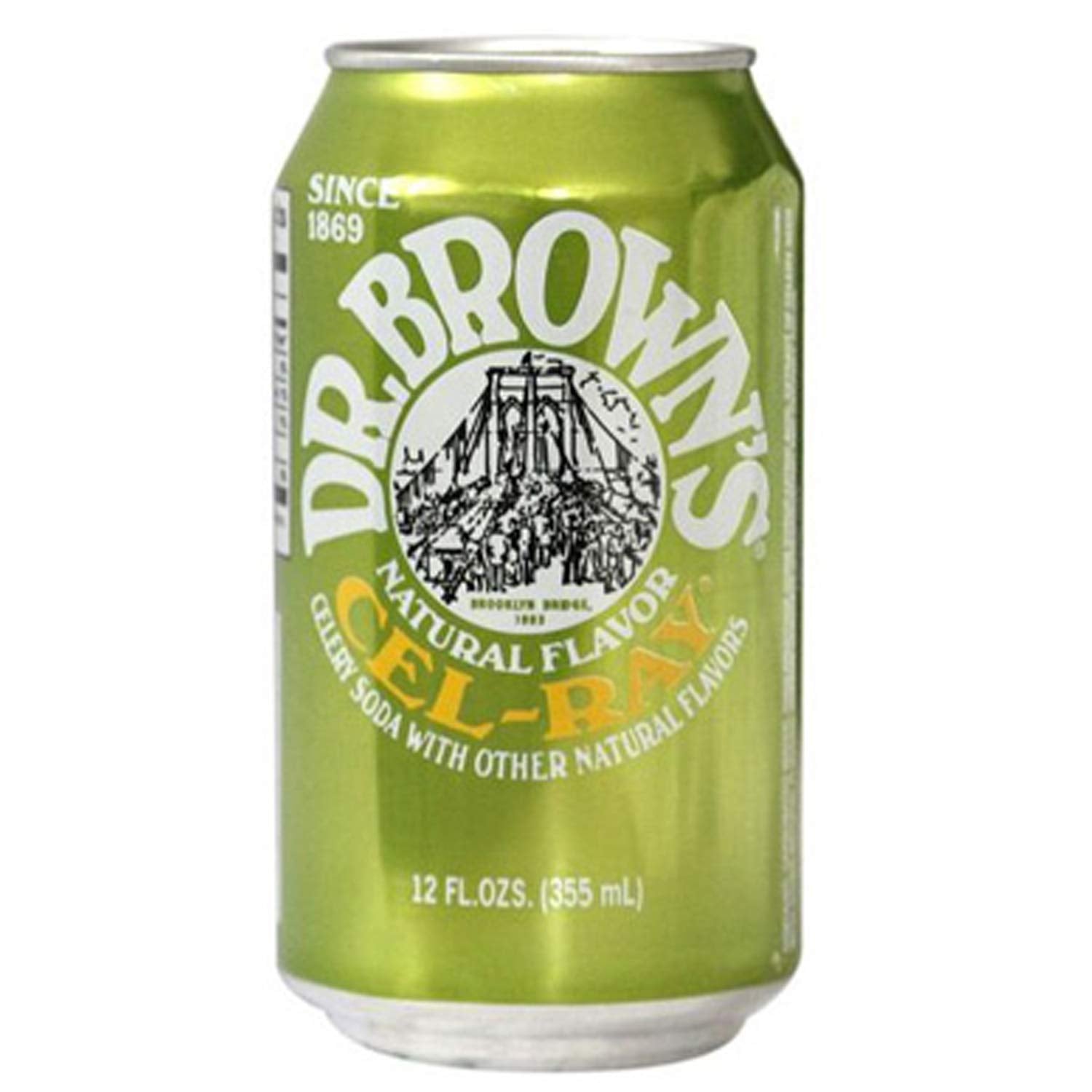Dr. Brown's Cel-Ray Soda, 12 oz (24 Cans)
