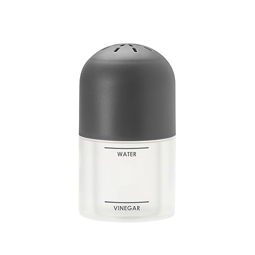 Tovolo Microwave Steam Cleaner for Inside Microwave Oven Easy to Use Fill Lines for Water Vinegar Helps Clean and Deodorize, Microwaveable Silicone