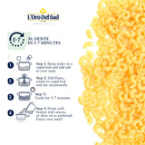 Organic Elbows Pasta, 100% Durum Wheat, Italian Pasta, Premium Quality Product of Italy (10 pack x 16 Oz) Non GMO, Vegan, Kosher Certified by L'Oro