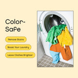 AspenClean | Unscented Oxygen Bleach Powder | Color Safe Laundry Stain Remover | Bleach Alternative | EWG Verified™, Hypoallergenic, Non-Toxic | 45