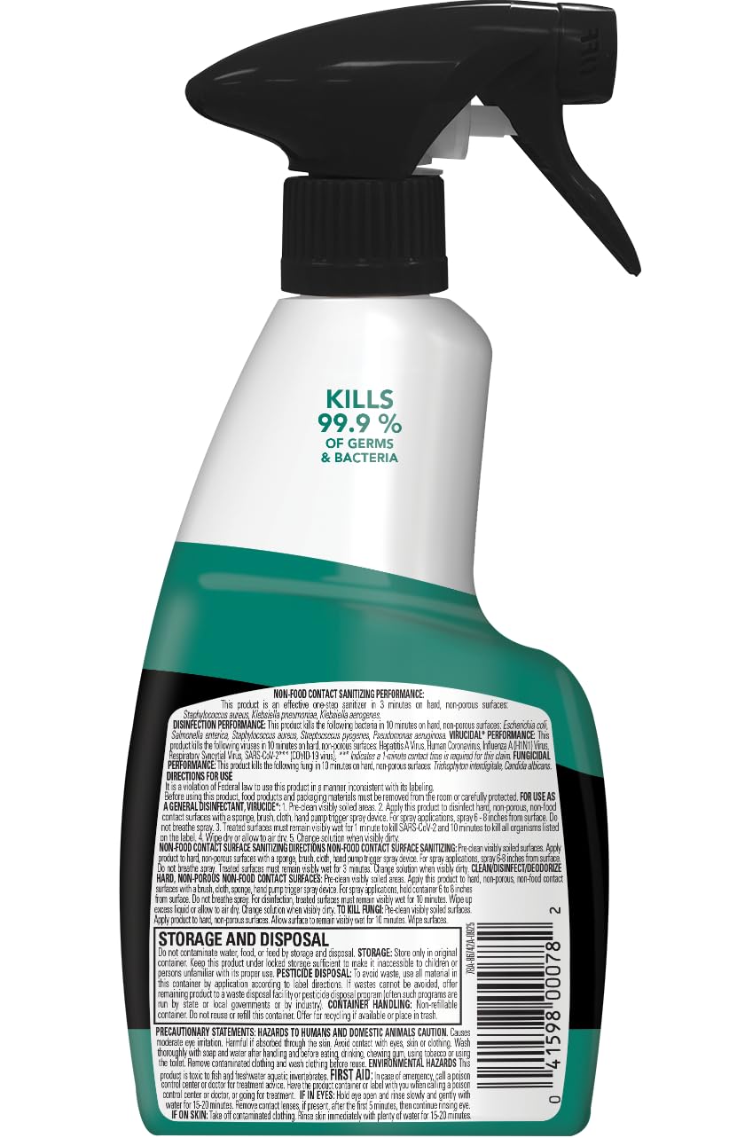 Weiman Disinfectant Granite Daily Clean & Shine - 12 fl oz (2 Pack) Safely Clean Disinfect and Shine Granite Marble Soapstone Quartz Quartzite Slate