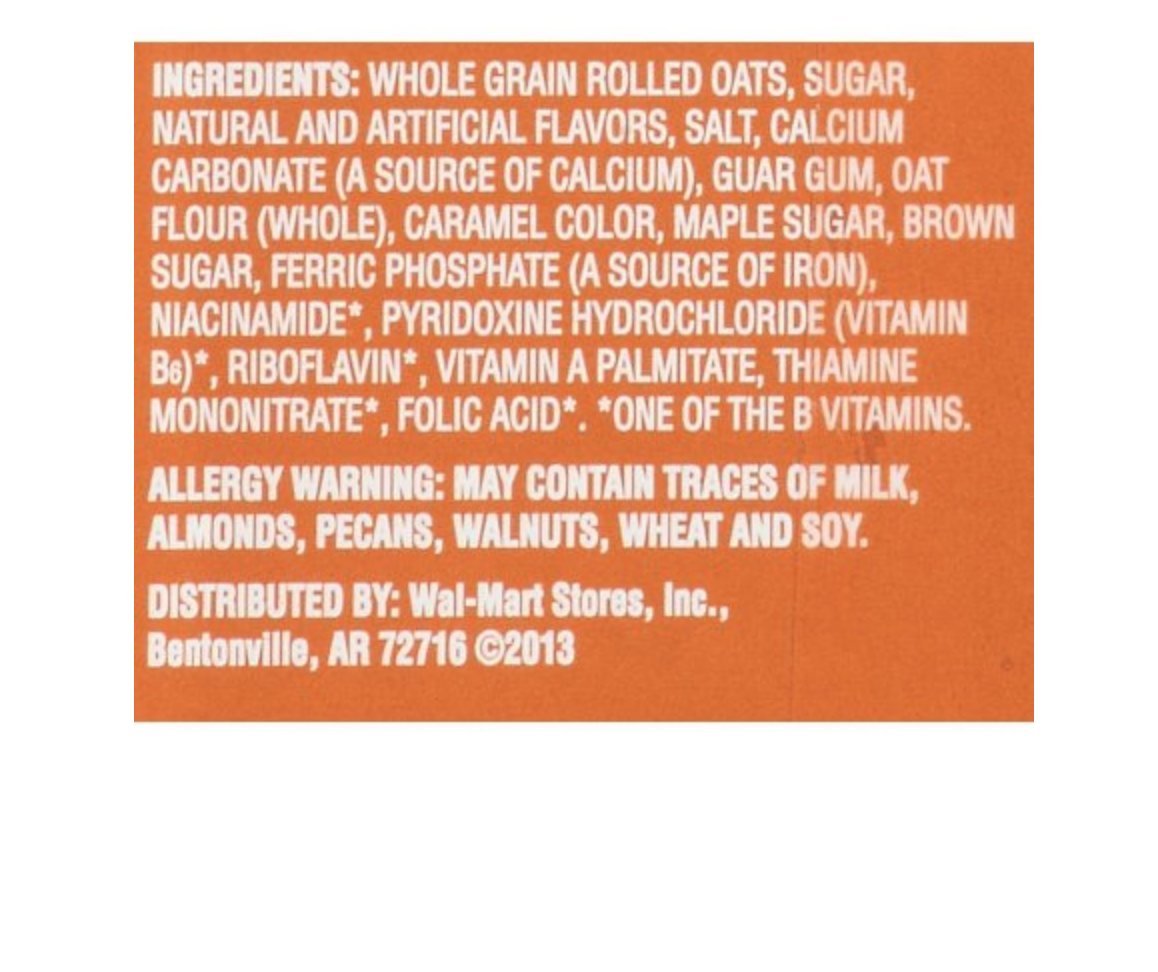 Maple & Brown Sugar Instant Oatmeal Value Pack