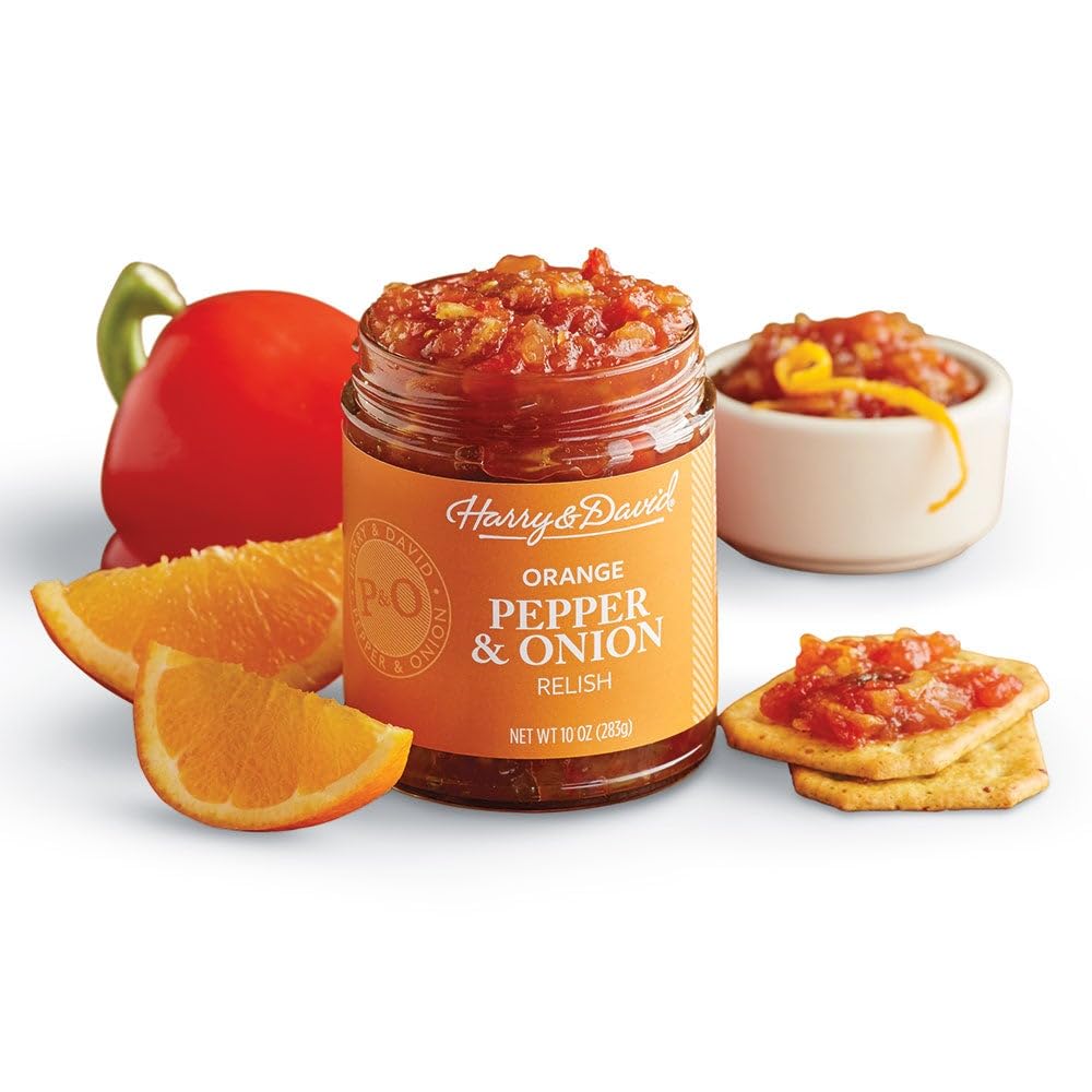 Harry & David Pepper & Onion Relish With Orange (10 Ounces), Turkey Sandwich, Cheese Platter, Appetizer
