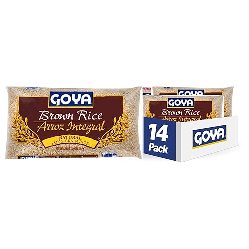 Goya Foods Natural Long Grain Brown Rice, 2 Pound (Pack of 14)