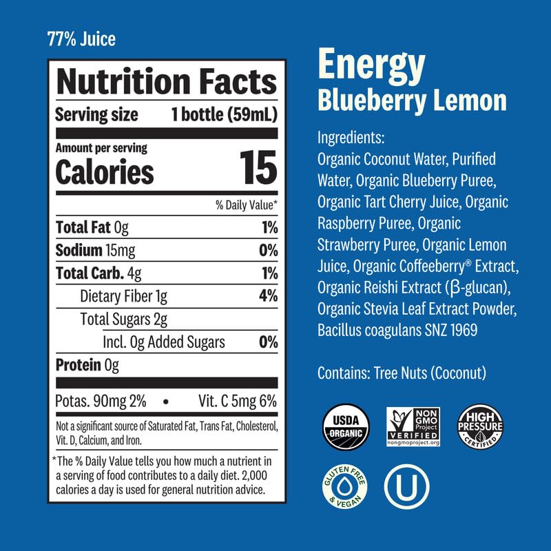 Suja Organic Daily Ritual Shot 30 Count Variety Pack | Immunity, Energy, & Digestion Functional Shots | Cold-Pressed Juice with Live Probiotics |