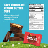 Unreal Dark Chocolate Easter Peanut Butter Cups | 5g Sugar | Certified Vegan, Gluten Free, Fair Trade, Non-GMO | No Sugar Alcohols or Soy | Easter