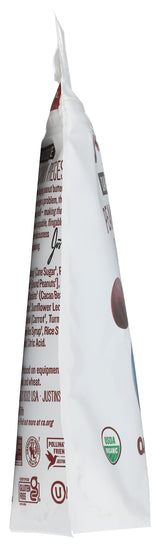 Justin's Dark Chocolate Peanut Butter Candy Pieces - 4.5oz bag Organic, Gluten Free, Non-GMO, Responsibly Source, Rainforest Alliance Certified Cocoa