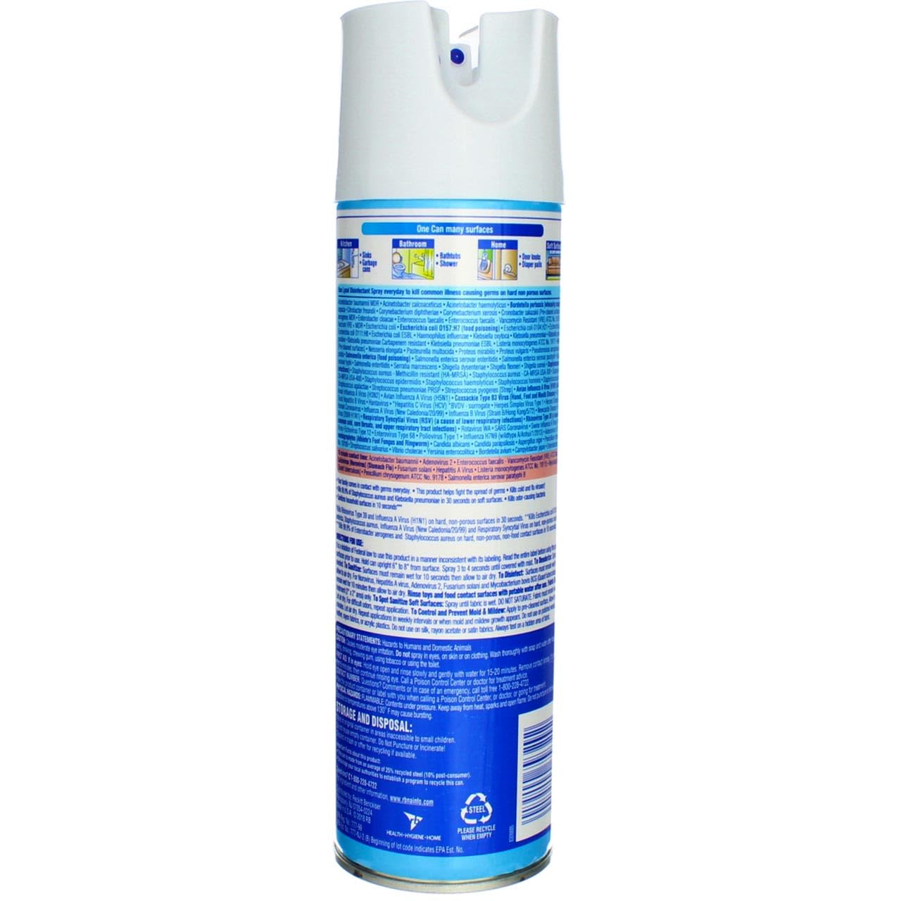 Lysol Disinfectant Spray, Crisp Linen, 19 oz(Pack of 7)