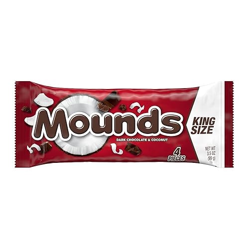 Mounds Candy Bars, King Size, 3.5-Ounce (Pack of 18)