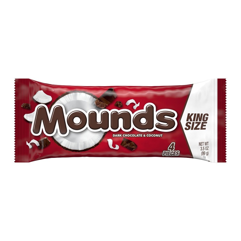Mounds Candy Bars, King Size, 3.5-Ounce (Pack of 18)