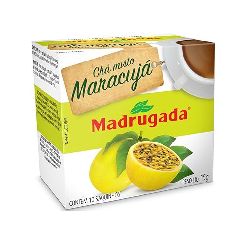 Tropical Passion Fruit Maracuja Tea (Hot or Iced) from Brazil 30 Tea Bags (3 Box Bundle - Packaging May Vary)