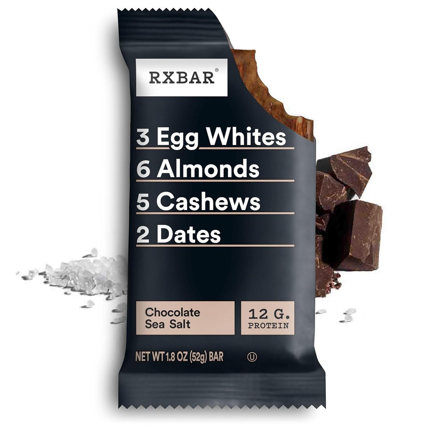 RXBAR Real Food Protein Bar, Assorted Variety Pack, Gluten-Free, 1.83 oz Bars, 24 Count