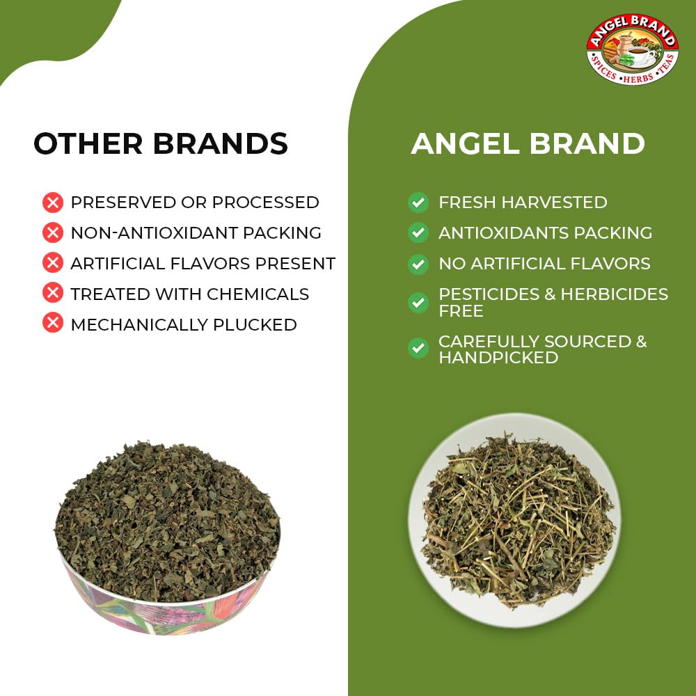 Angel Brand Jamaican Strongback Herb 0.25 oz Pouch Pack of 3 - Sourced from Fertile Land of Jamaica- Strongback Earthy,Woody & Bitter Flavor - Provide