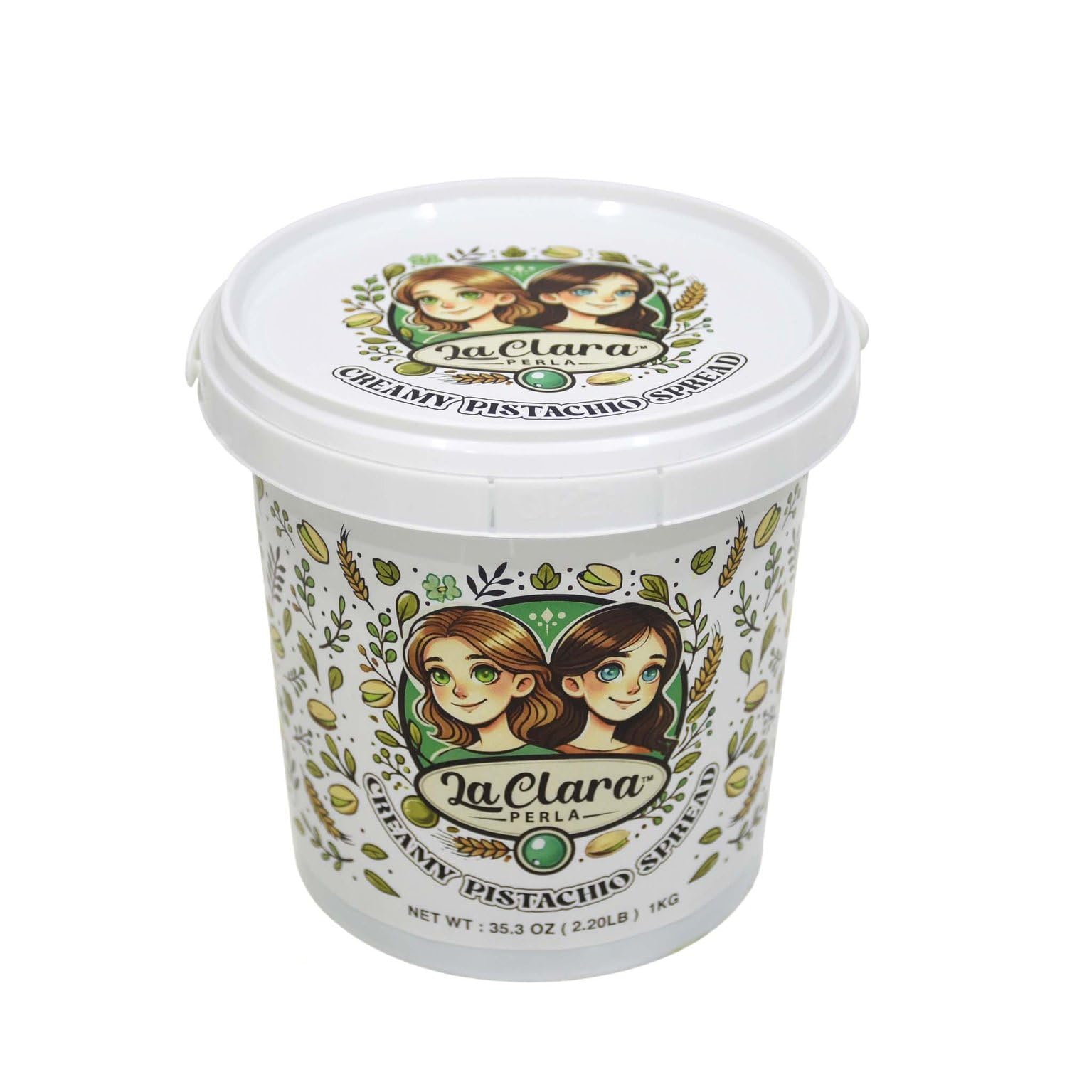 Creamy Pistachio Spread, Spreadable Pistachio Cream, 2.20lbs (1KG)