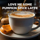 Maud's Pumpkin Spice Latte Flavored Coffee Pods, 18 ct, Medium Roast Flavored Coffee in Single Serve Pods - 100% Arabica Beans, Compatible with Keurig