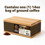 Harmonic Grounds Dark Roast Mushroom Coffee | Organic Ground Coffee with Functional Mushrooms | Lion’s Mane, Reishi, Chaga, Cordyceps, Turkey Tail |