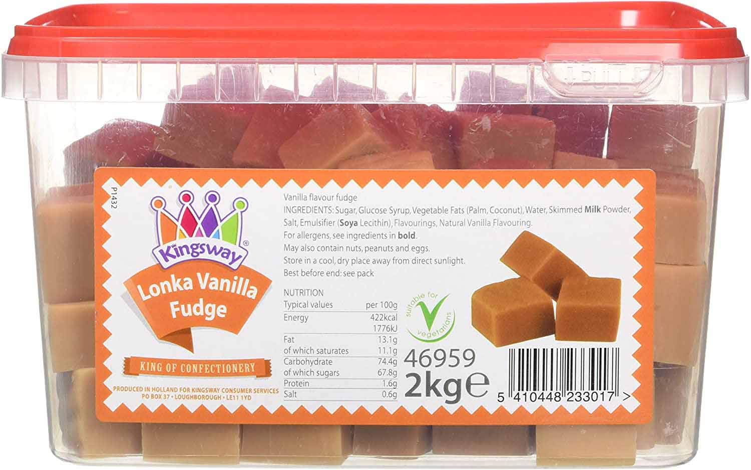 Vanilla Fudge 500 gram bag (1/2 kilo)