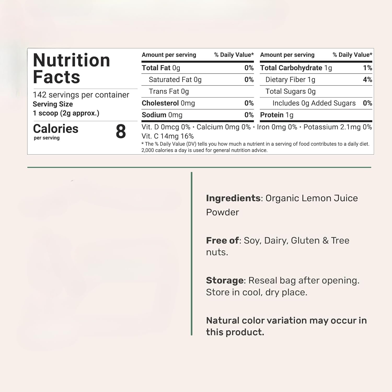 (226g/3pack?,Organic Lemon Juice powder, Natural Fruit Powder, Cold Pressed Lemons Source, No Sugar & Additives, Great Flavor for Drinks, Smoothie