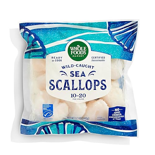 Whole Foods Market Sea Scallops 10/20 Count, 12 OZ