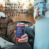 Blake’s Zero Proof Triple Jam Mojito Sparkling Mocktail - Non Alcoholic Carbonated Juice Beverage, Gluten Free, Berry Mint Inspired Flavor, Lightly